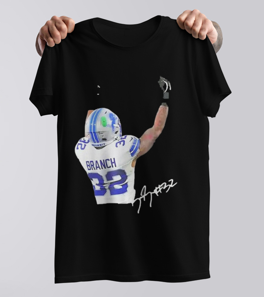 Lions Branch 32 Middle Finger Gesture T-Shirt