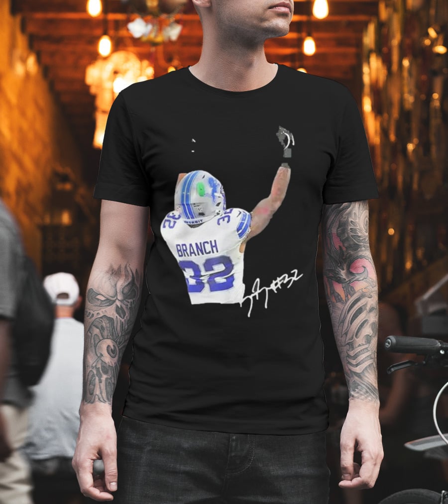 Lions Branch 32 Middle Finger Gesture T-Shirt