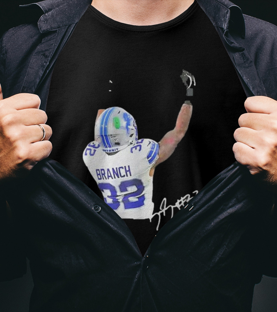 Lions Branch 32 Middle Finger Gesture T-Shirt