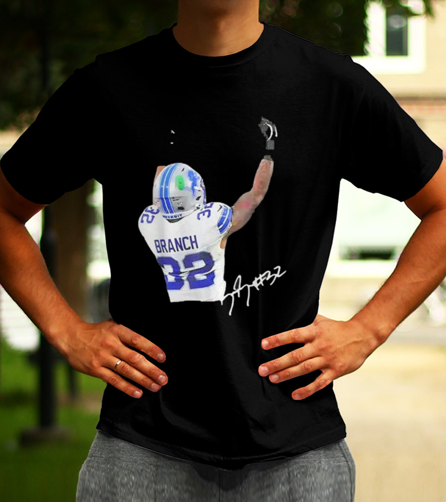 Lions Branch 32 Middle Finger Gesture T-Shirt