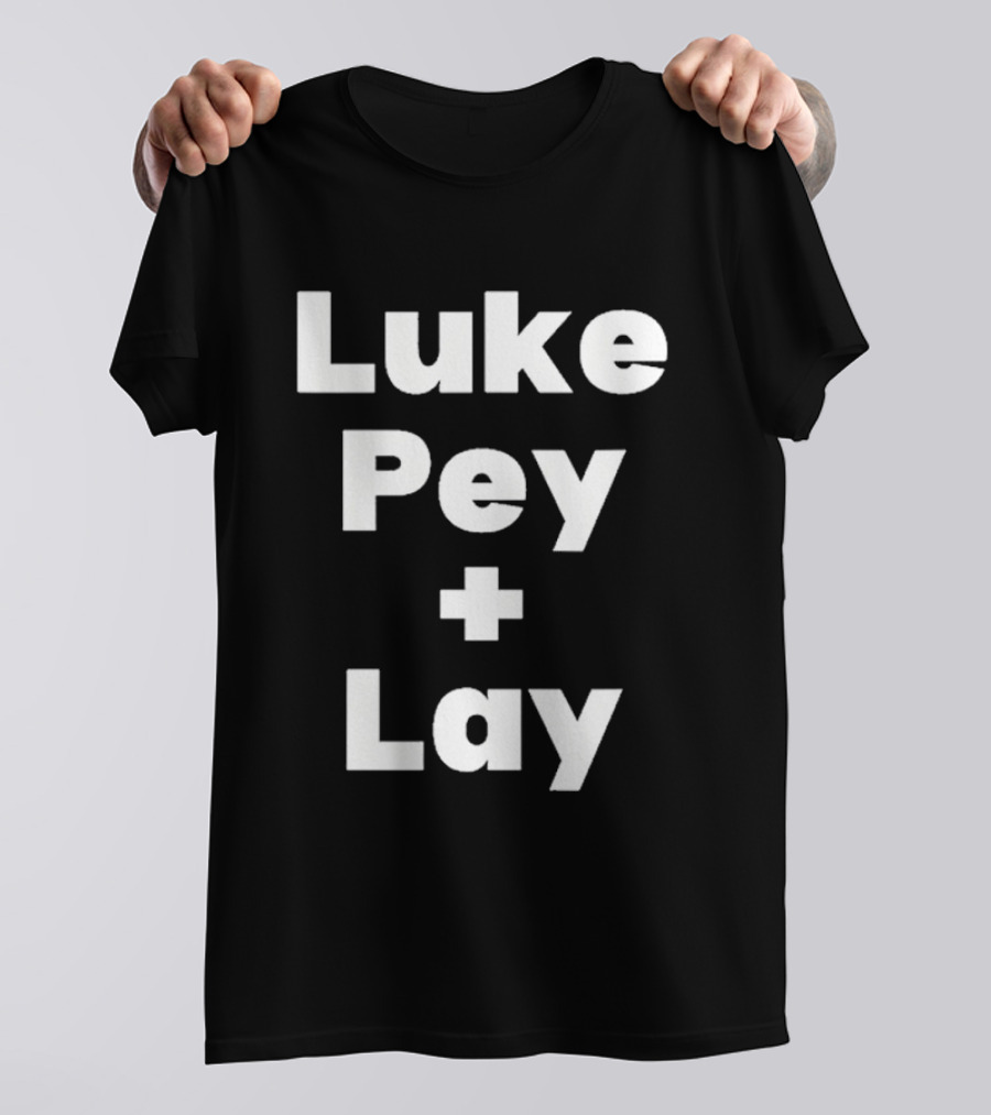 Luke Pey Plus Lay Text T-Shirt