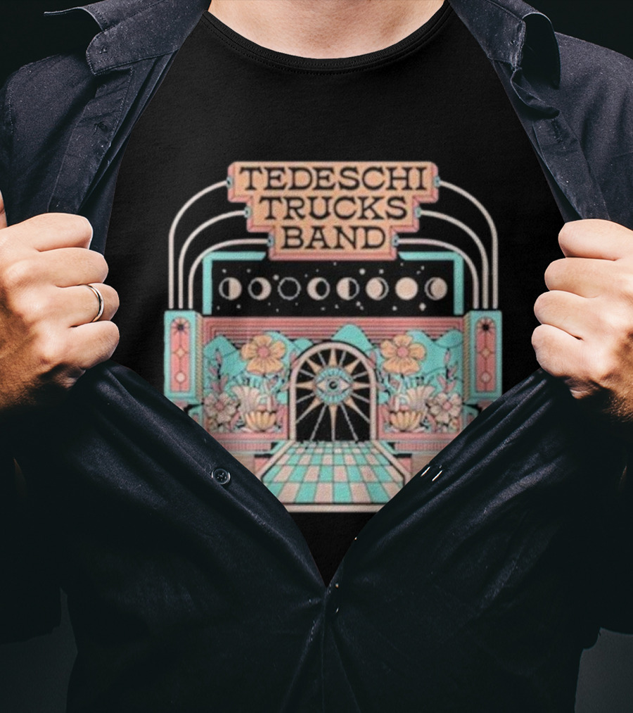 Tedeschi Trucks Band Moon Phases Floral Doorway T-Shirt
