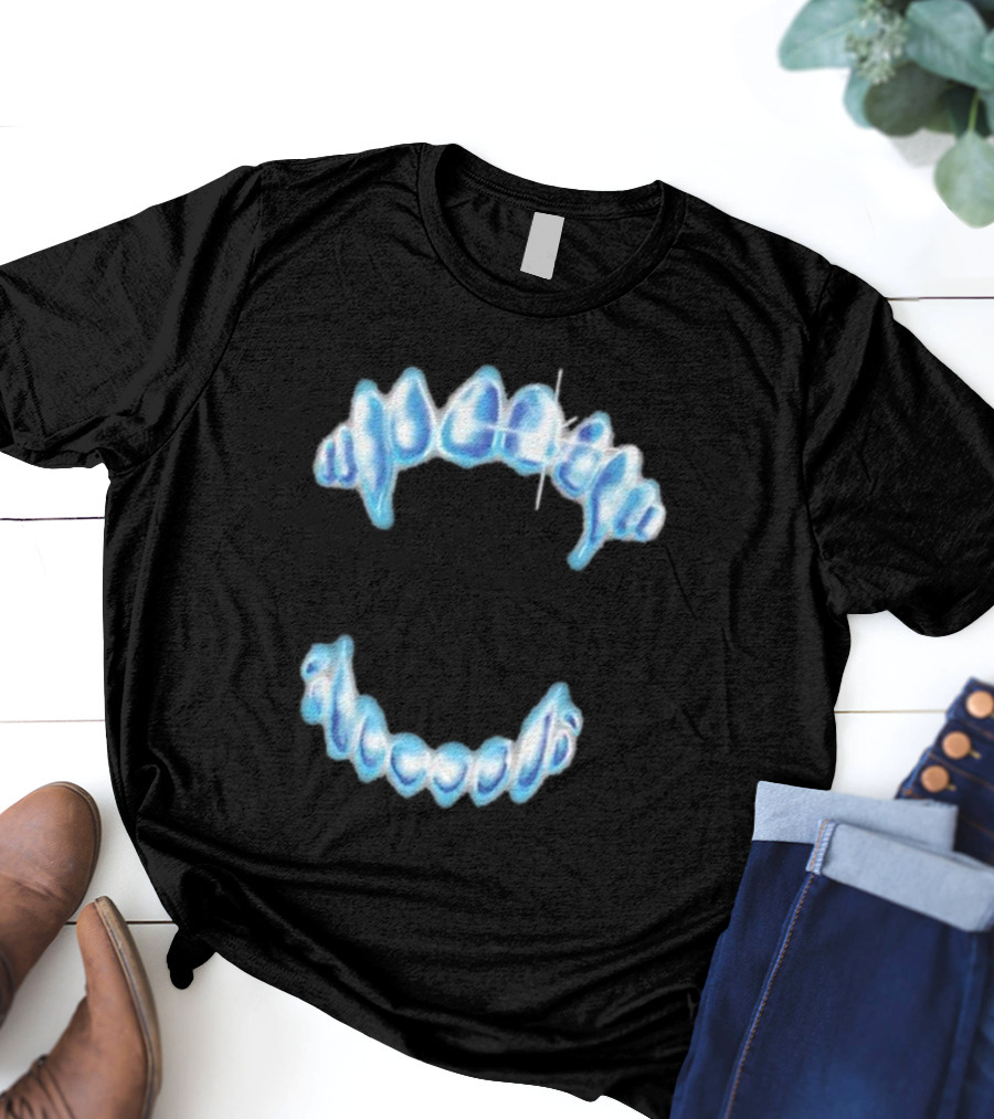 Dom Dolla Cave Fangs Blue Ice Grillz T-Shirt
