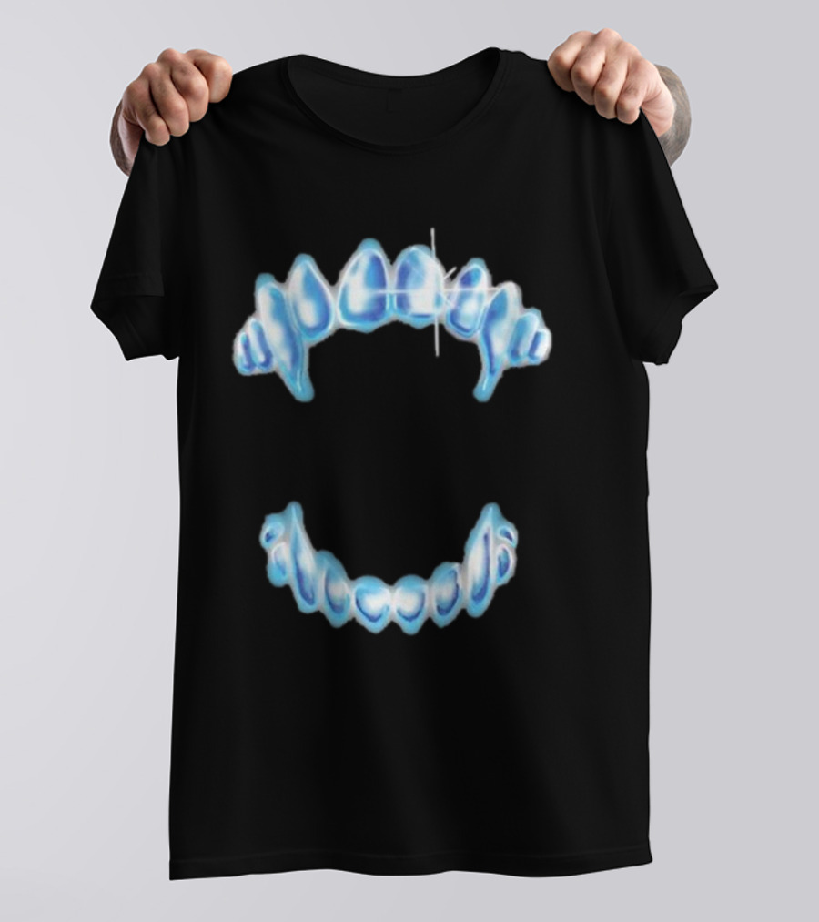 Dom Dolla Cave Fangs Blue Ice Grillz T-Shirt
