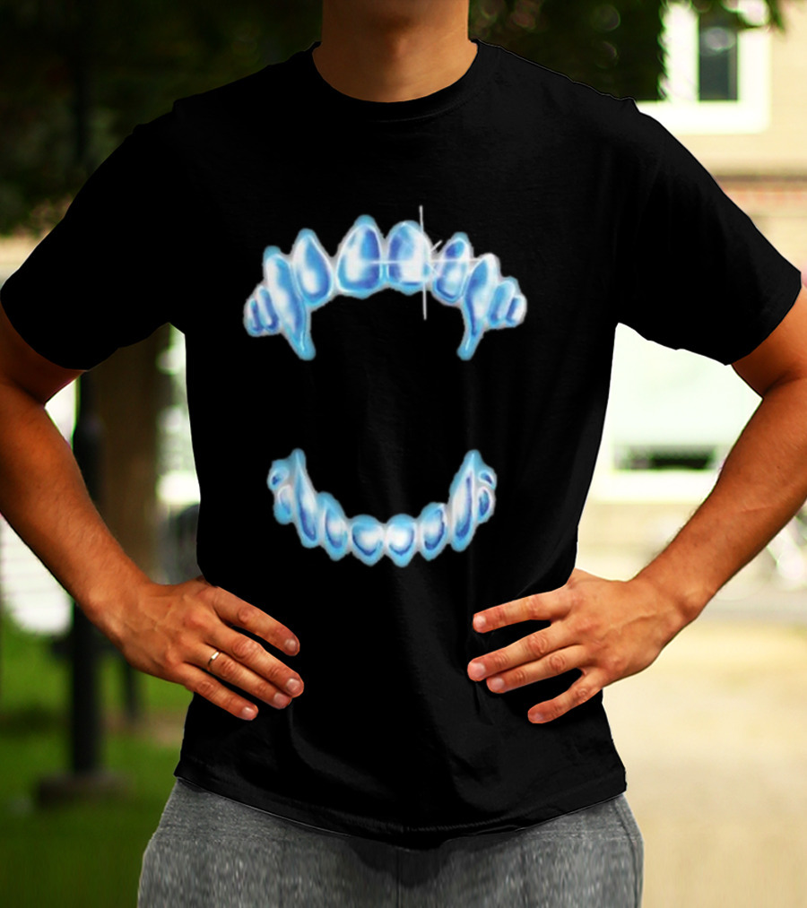 Dom Dolla Cave Fangs Blue Ice Grillz T-Shirt