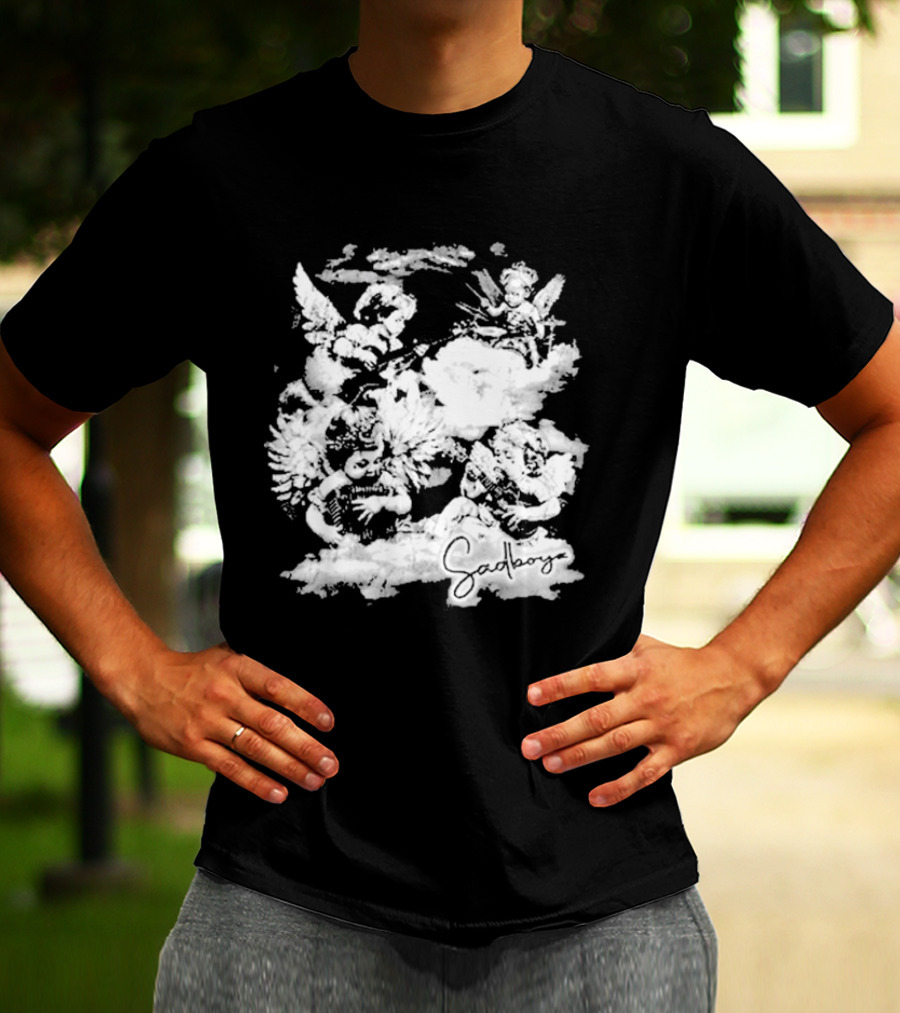 Sadboyz Cherub Angels Playing Instruments T-Shirt