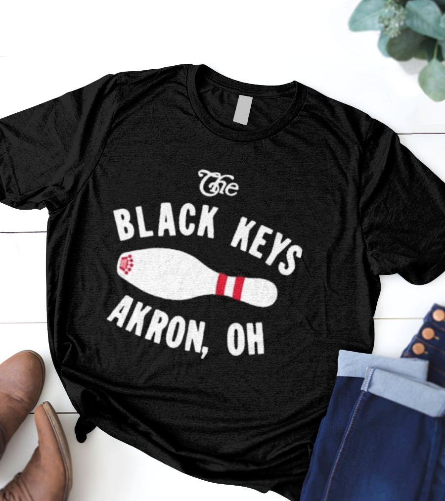 The Black Keys Royal Pin Bowling Akron OH T-Shirt