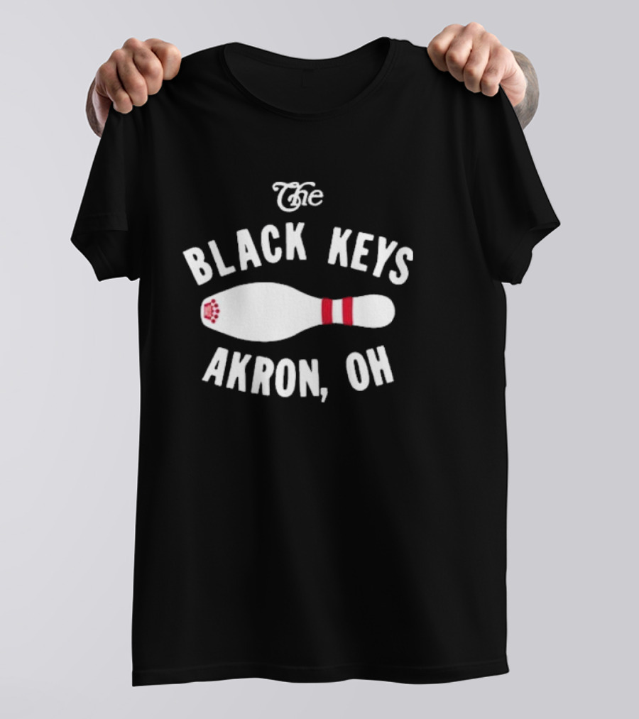 The Black Keys Royal Pin Bowling Akron OH T-Shirt