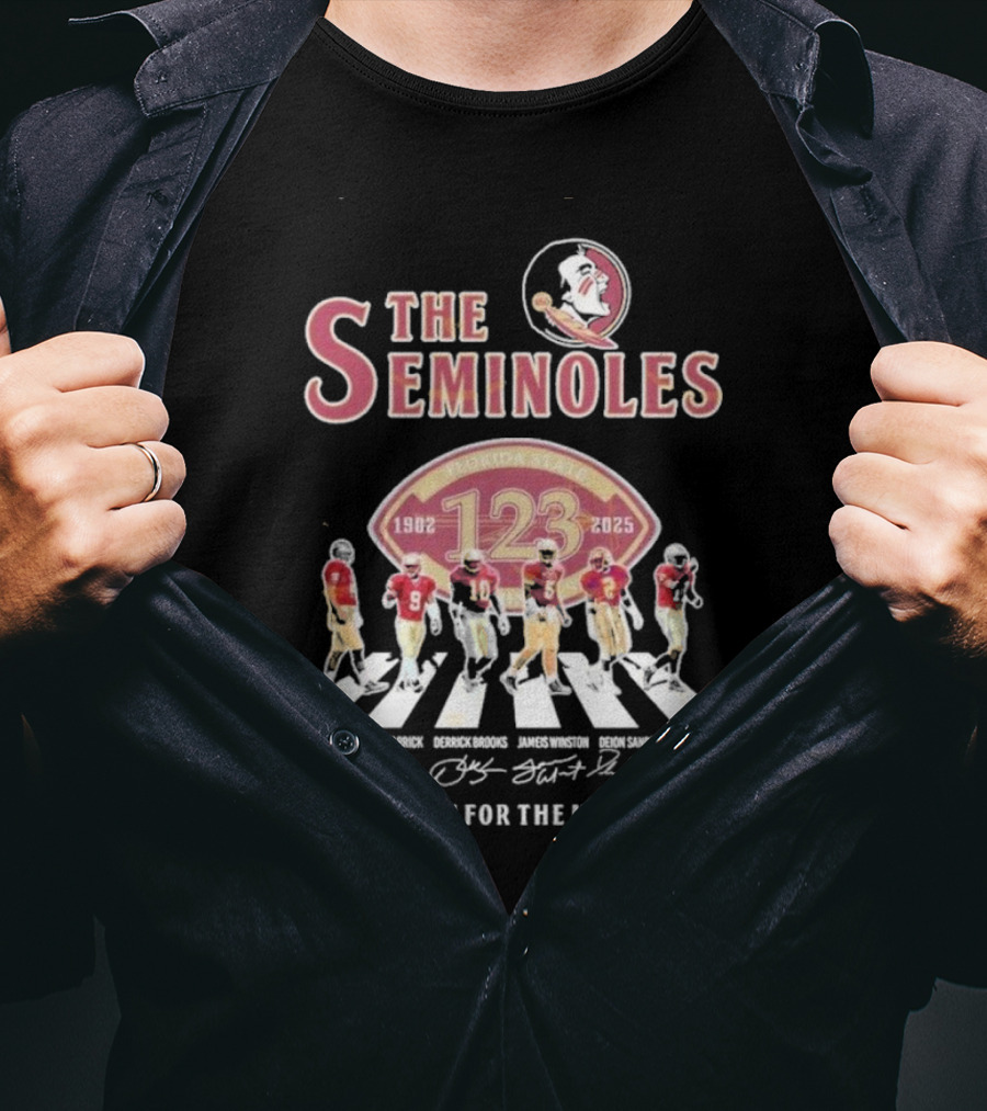 The Seminoles Florida State 1902-2025 Thank You For The Memories 123 T-Shirt