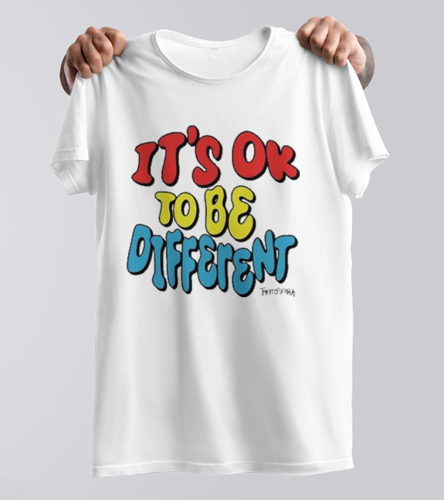 It’s Ok To Be Different By Finnysmth T-Shirt