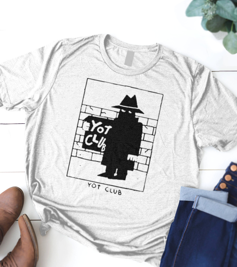 Yot Club Mysterious Silhouette Art Lazy Eyes Show T-Shirt