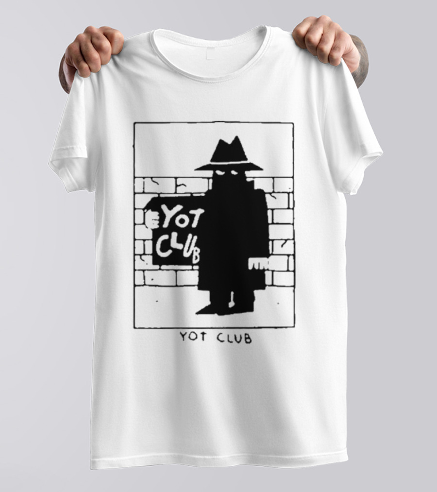 Yot Club Mysterious Silhouette Art Lazy Eyes Show T-Shirt