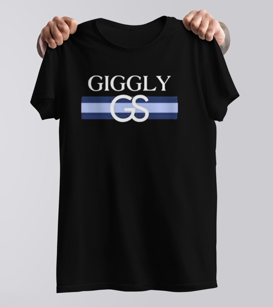 Giggly GS Monogram Blue Stripes T-Shirt
