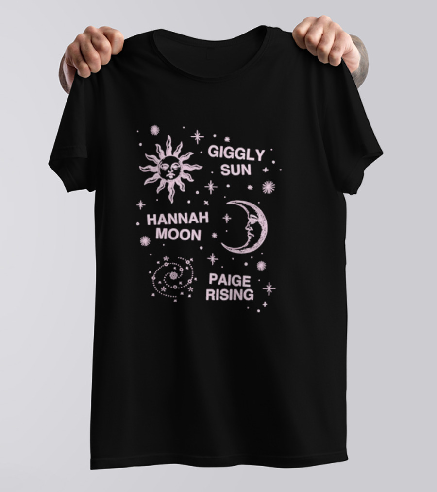 Giggly Sun Hannah Moon Paige Rising T-Shirt