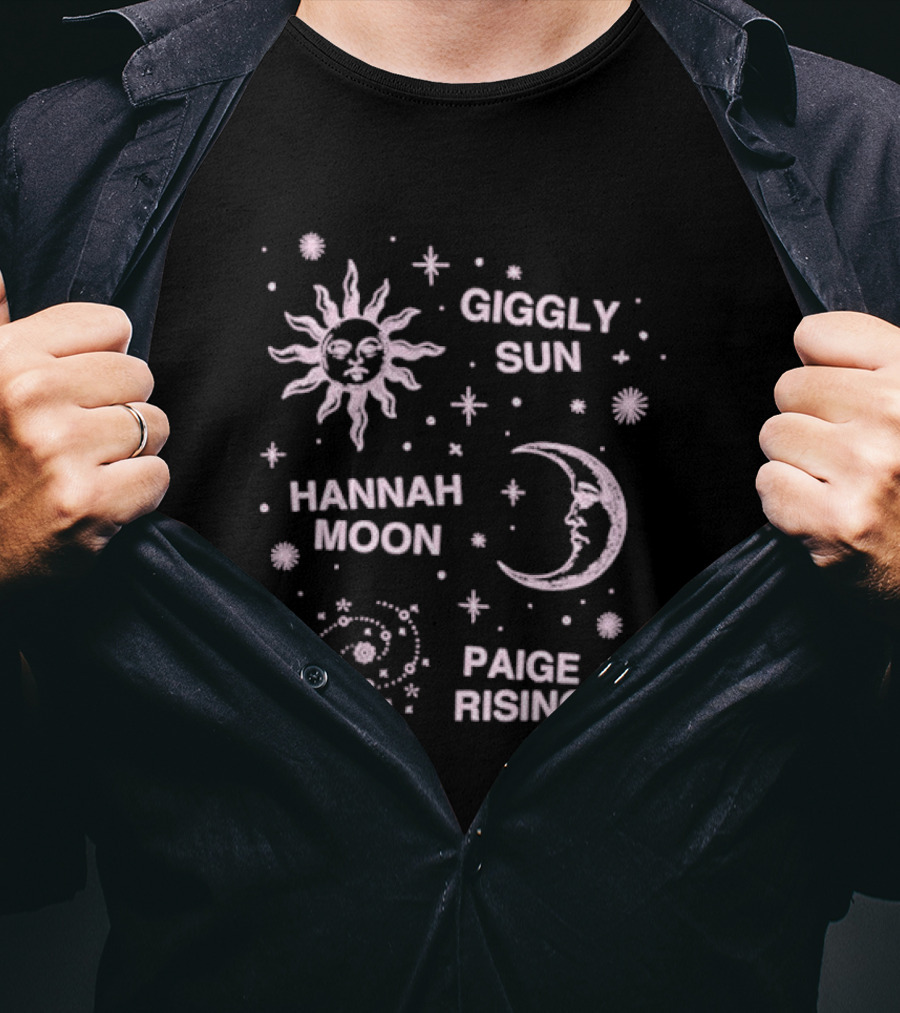 Giggly Sun Hannah Moon Paige Rising T-Shirt