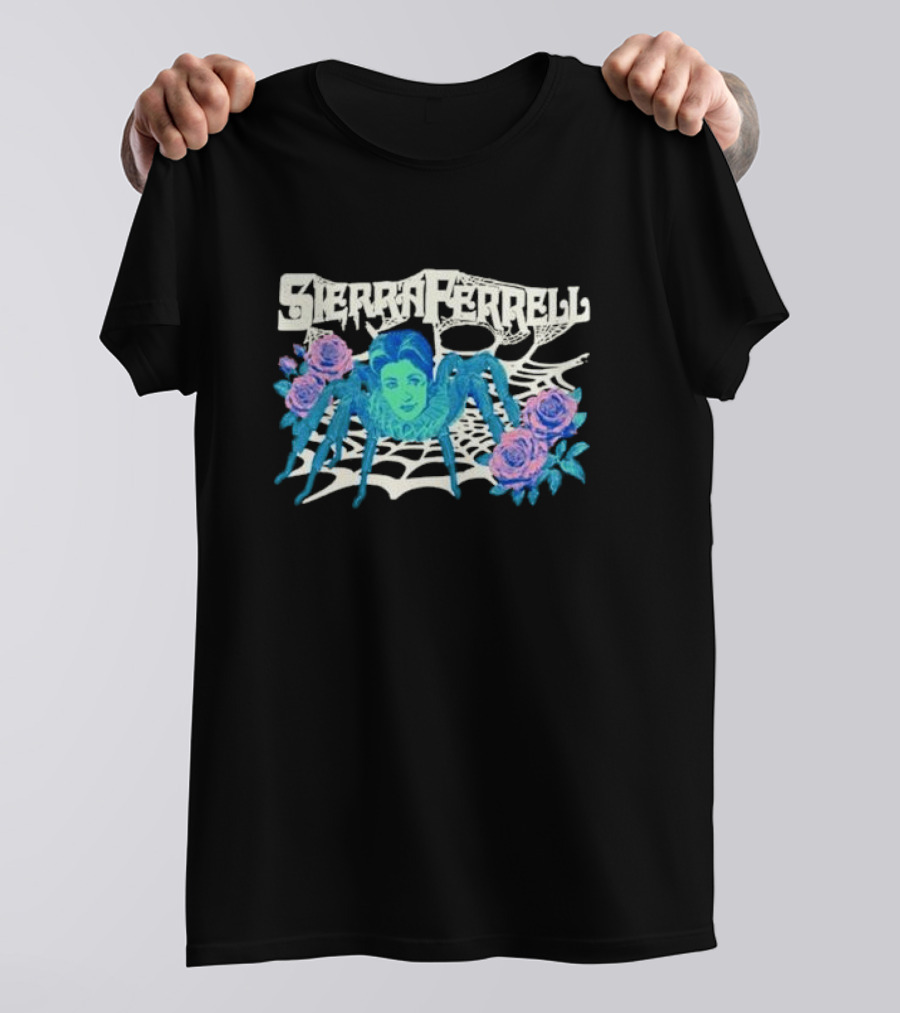Sierra Ferrell Spider Web Roses T-Shirt
