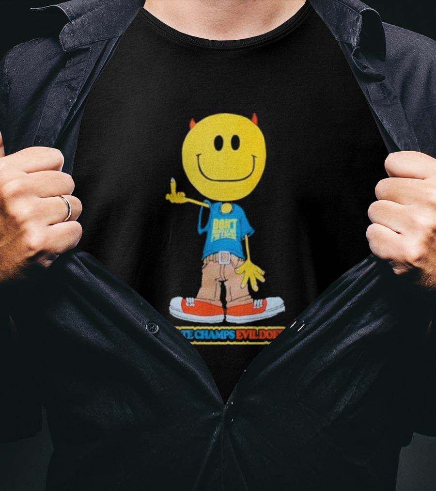 State Champs Evil Doer Don't Panic Emoji Collab T-Shirt