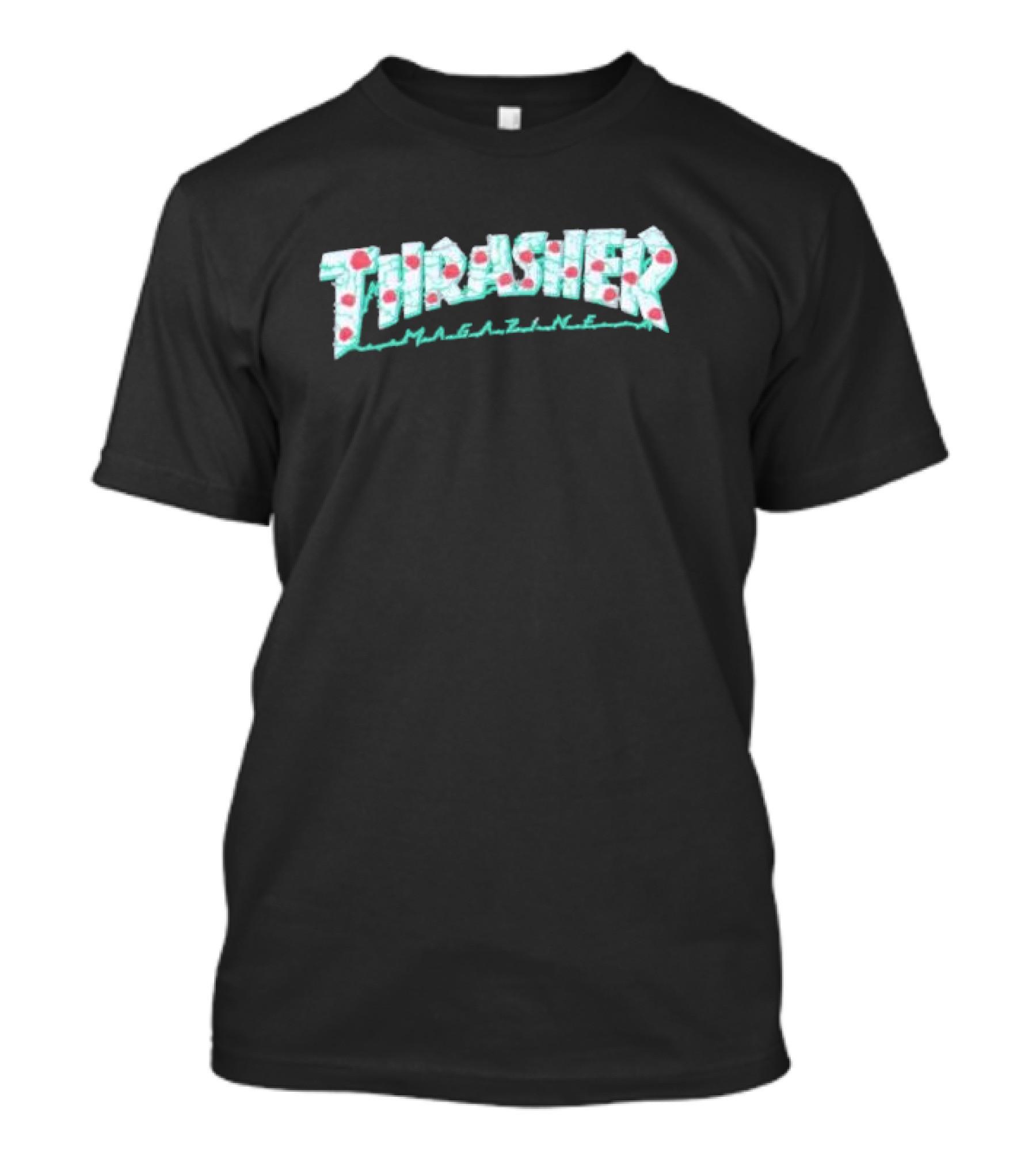 Thrasher Magazine Zombie-Inspired Text T-Shirt