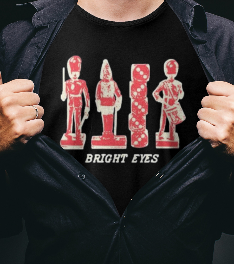 Bright Eyes Tin Soldier Boy Dice Music Band T-Shirt