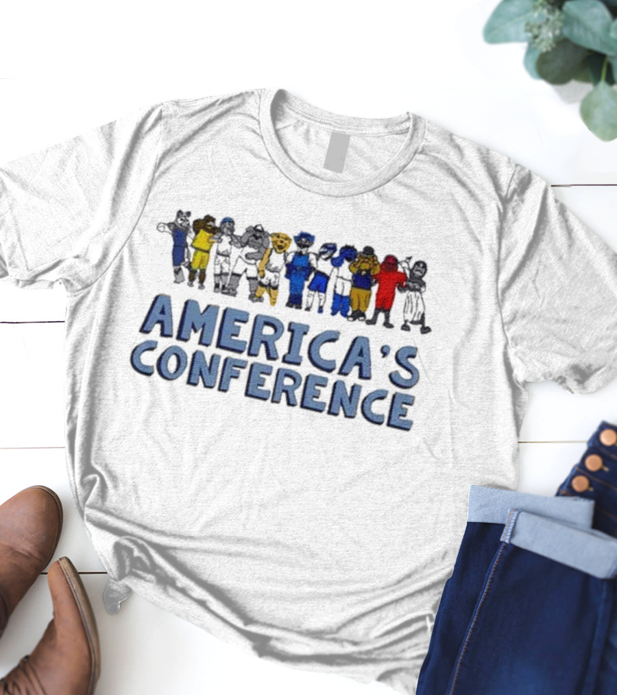 AMERICA'S CONFERENCE ANTHROPOMORPHIC SPORTS LINEUP T-Shirt