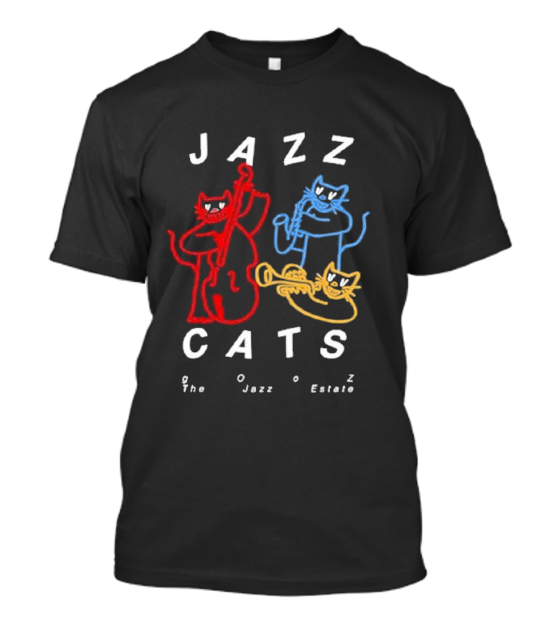 Jazz Cats At The Jazz Estate T-Shirt