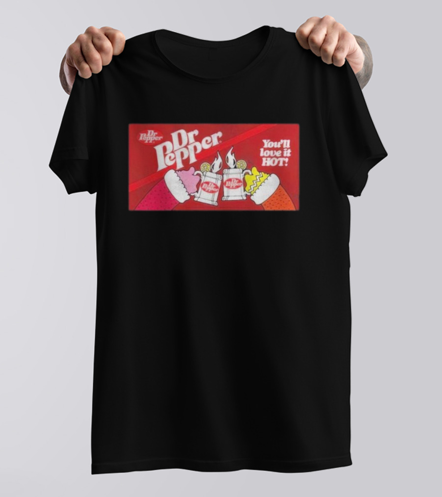 Dr Pepper You'll Love It Hot Christmas Toast With Santa Hats T-Shirt