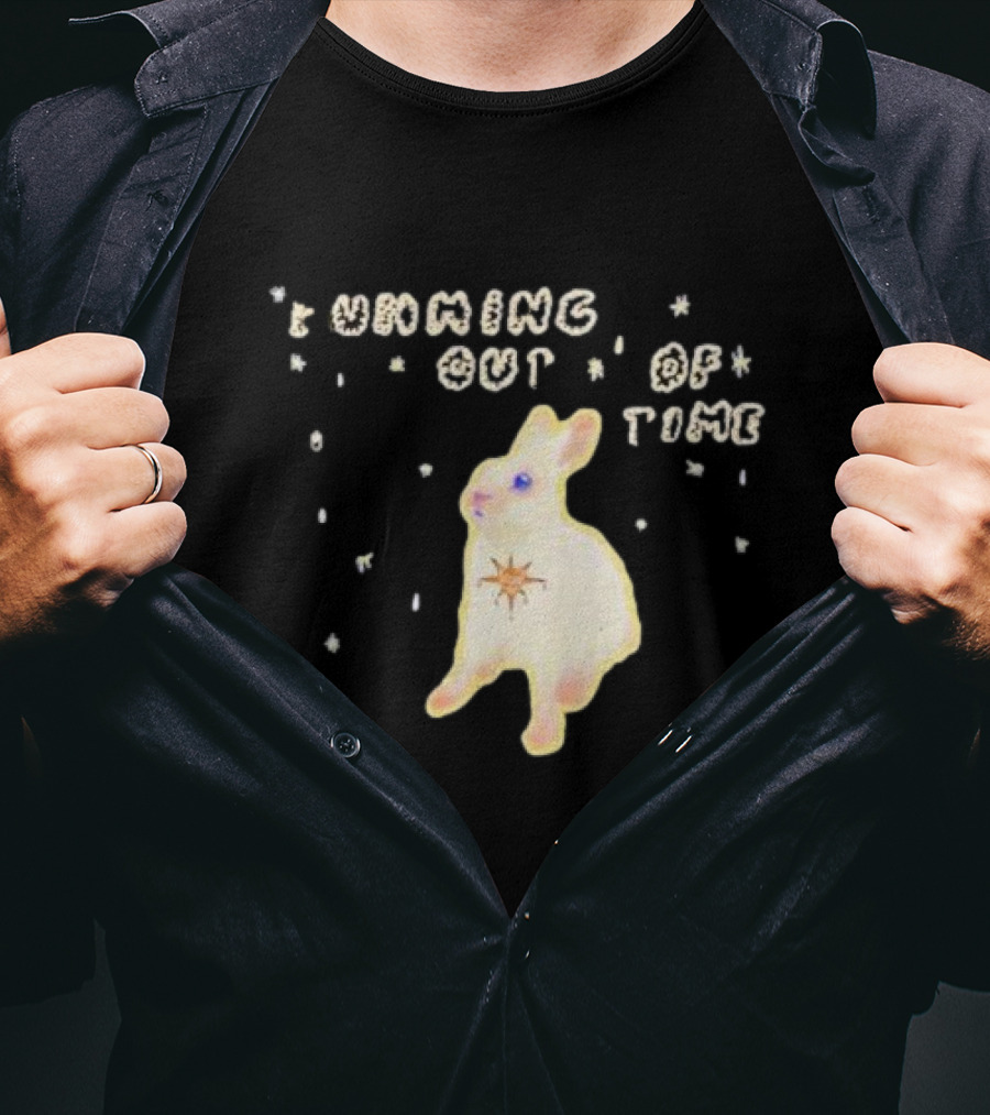 Paramore Running Out Of Time Bunny Star Map T-Shirt