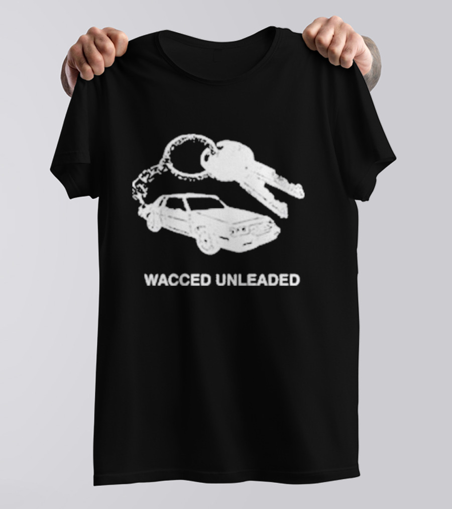 Wacced Unleaded Car Keys And Vehicle T-Shirt