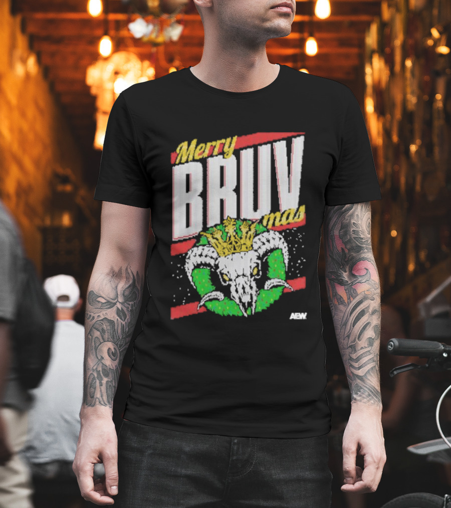 Will Ospreay Merry BRUVmas AEW Holiday Ugly Christmas T-Shirt