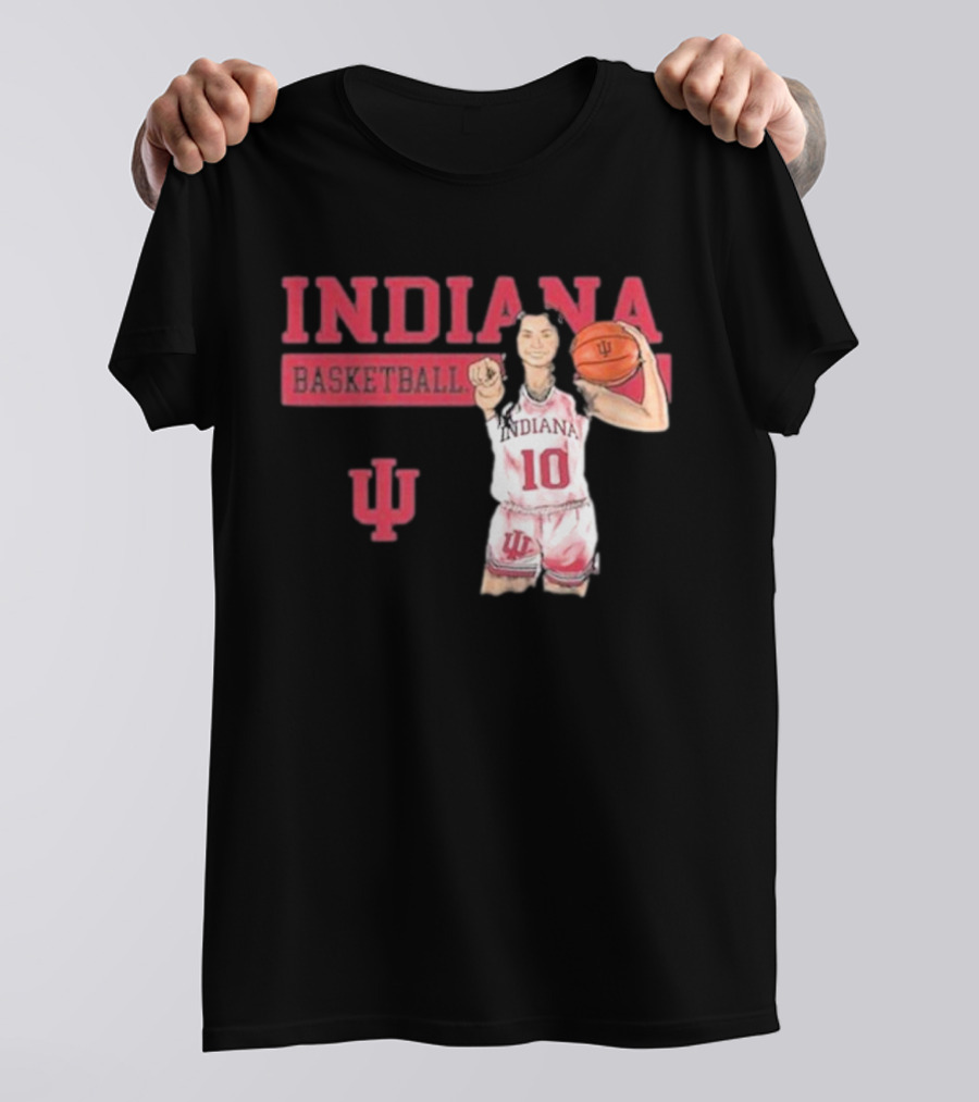 Indiana Basketball Vintage Sport Grey T-Shirt