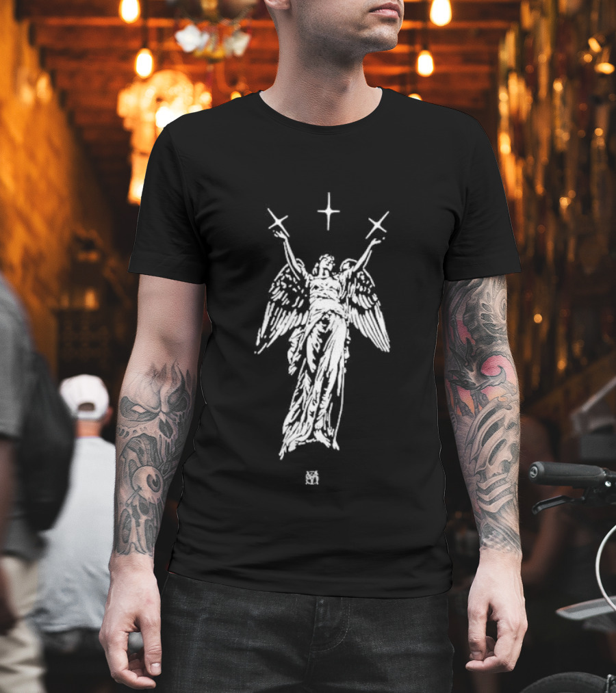 Max Styler Angel Heavenly Cross Guardian T-Shirt