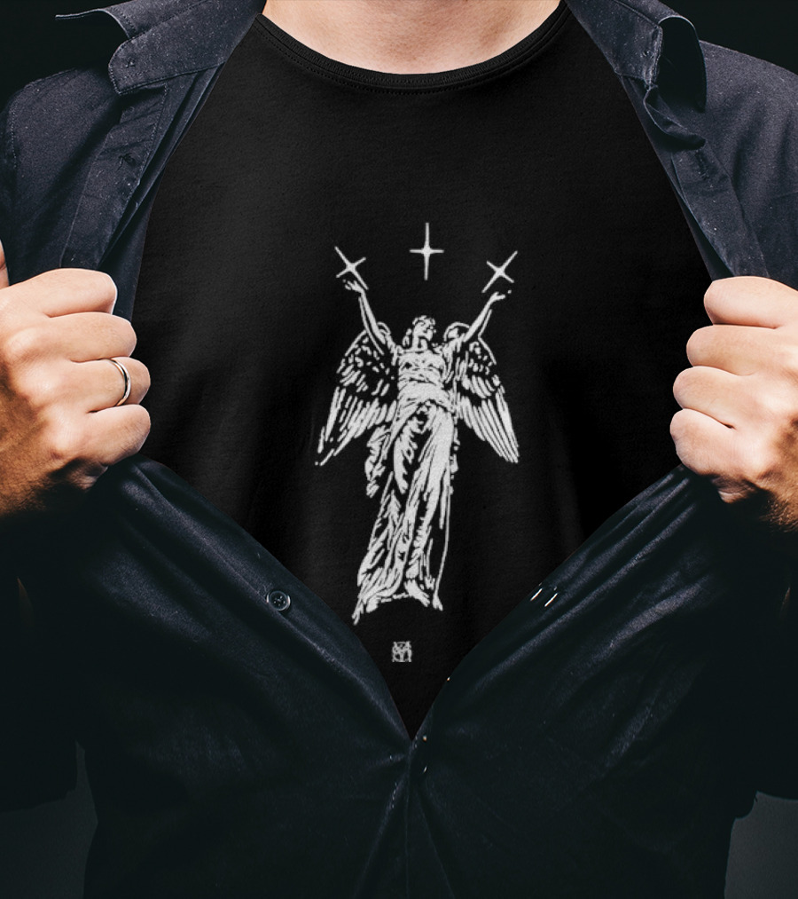 Max Styler Angel Heavenly Cross Guardian T-Shirt