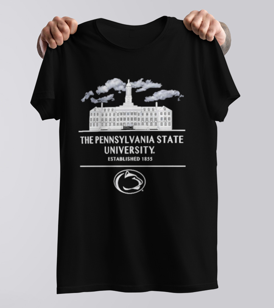 Penn State Nittany Lions The Pennsylvania State University Established 1855 Iconic Campus Nights T-Shirt