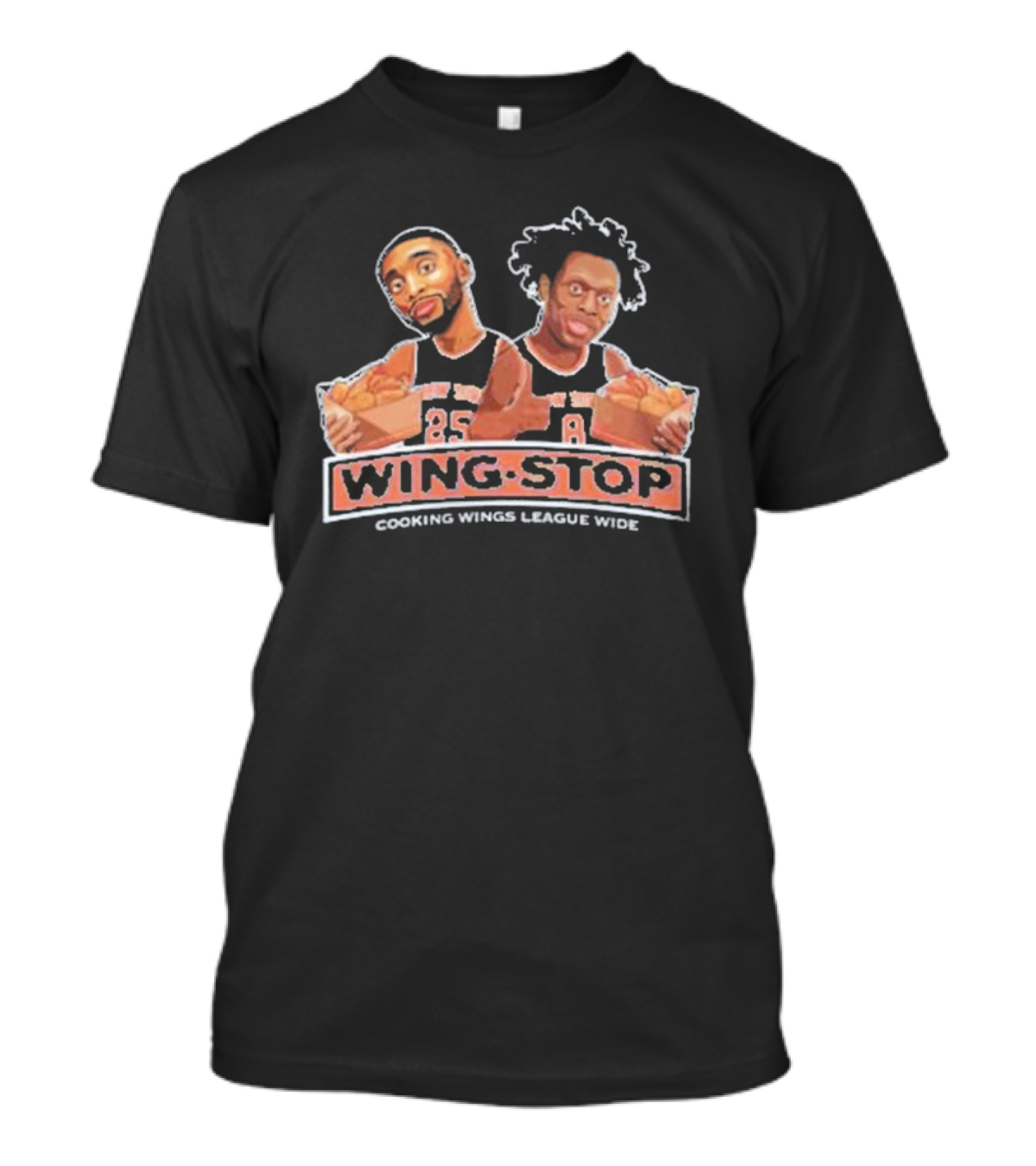 Wing Stop 85 Cooking Wings League Wide T-Shirt