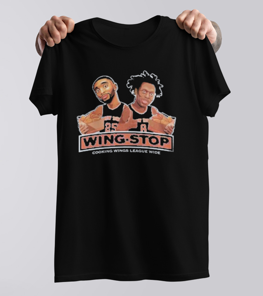 Wing Stop 85 Cooking Wings League Wide T-Shirt