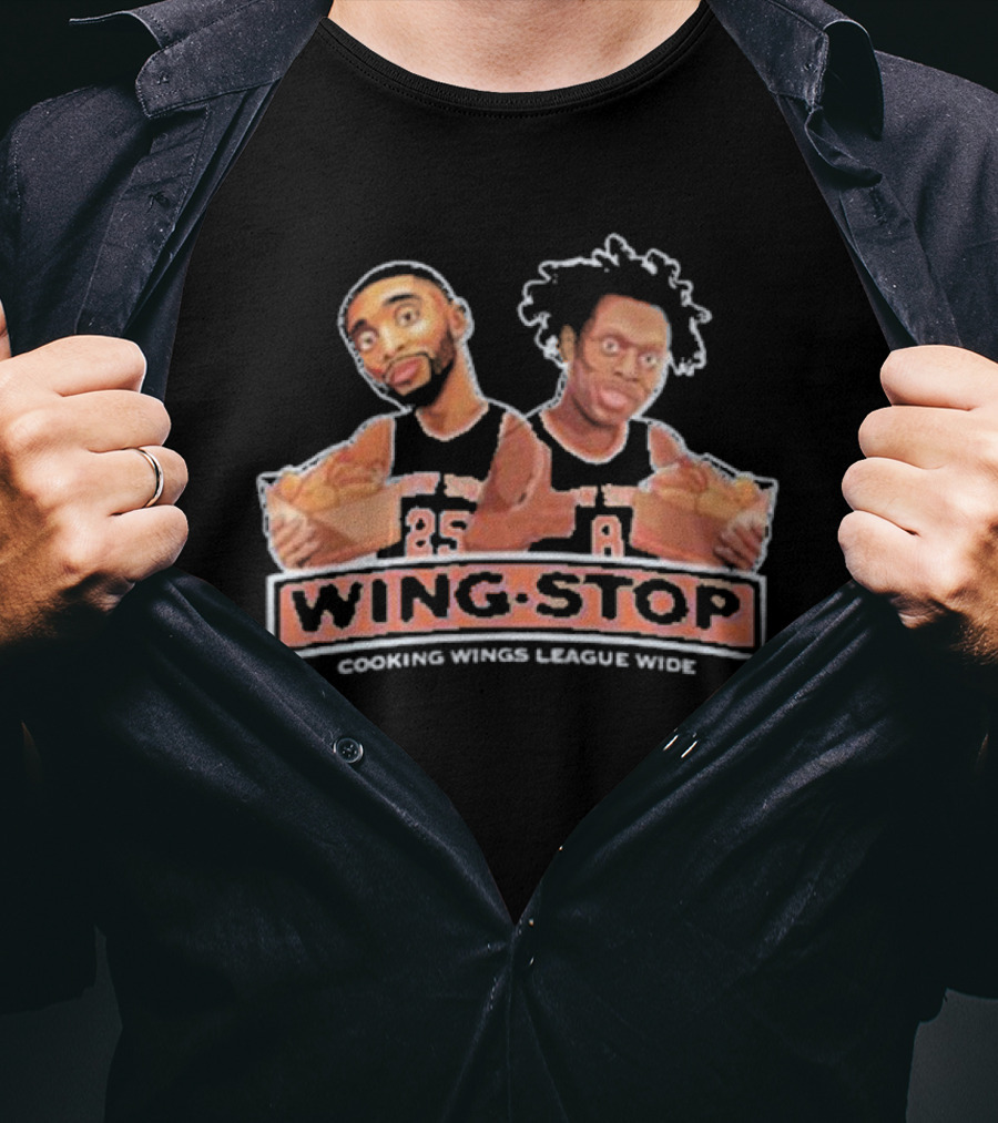 Wing Stop 85 Cooking Wings League Wide T-Shirt