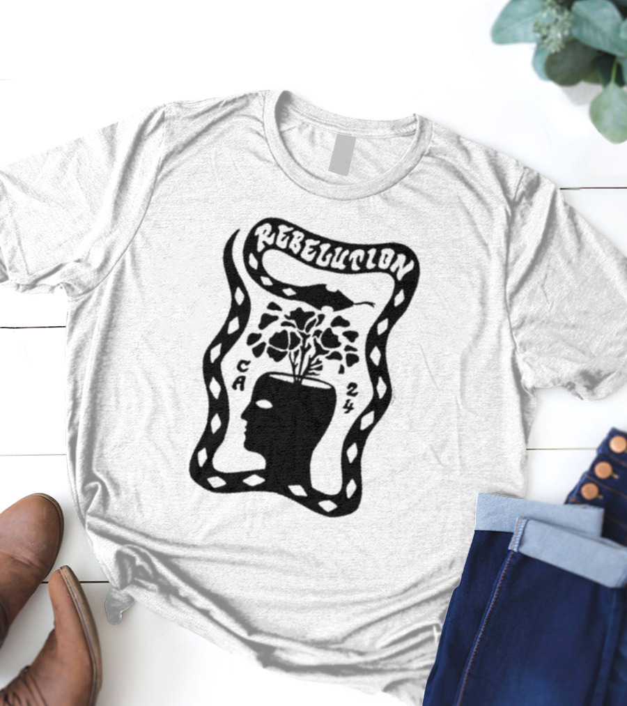 Rebelution CA 24 Snake Plant Head T-Shirt