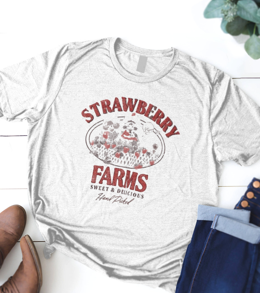 Strawberry Farms Sweet And Delicious Hand Picked T-Shirt
