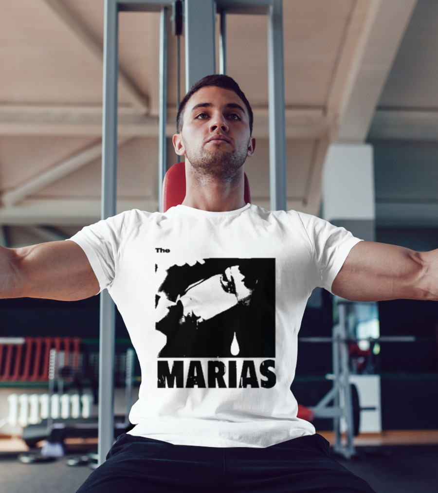 The Marias María Monochrome Teardrop Image T-Shirt