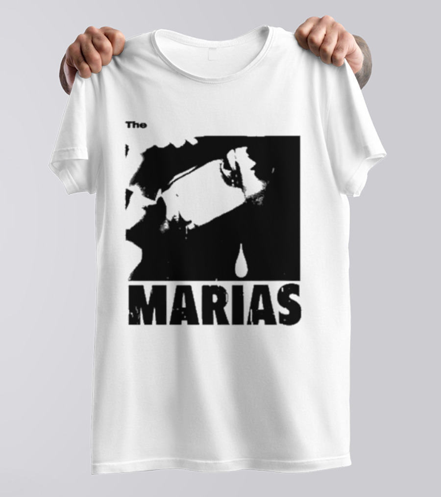 The Marias María Monochrome Teardrop Image T-Shirt