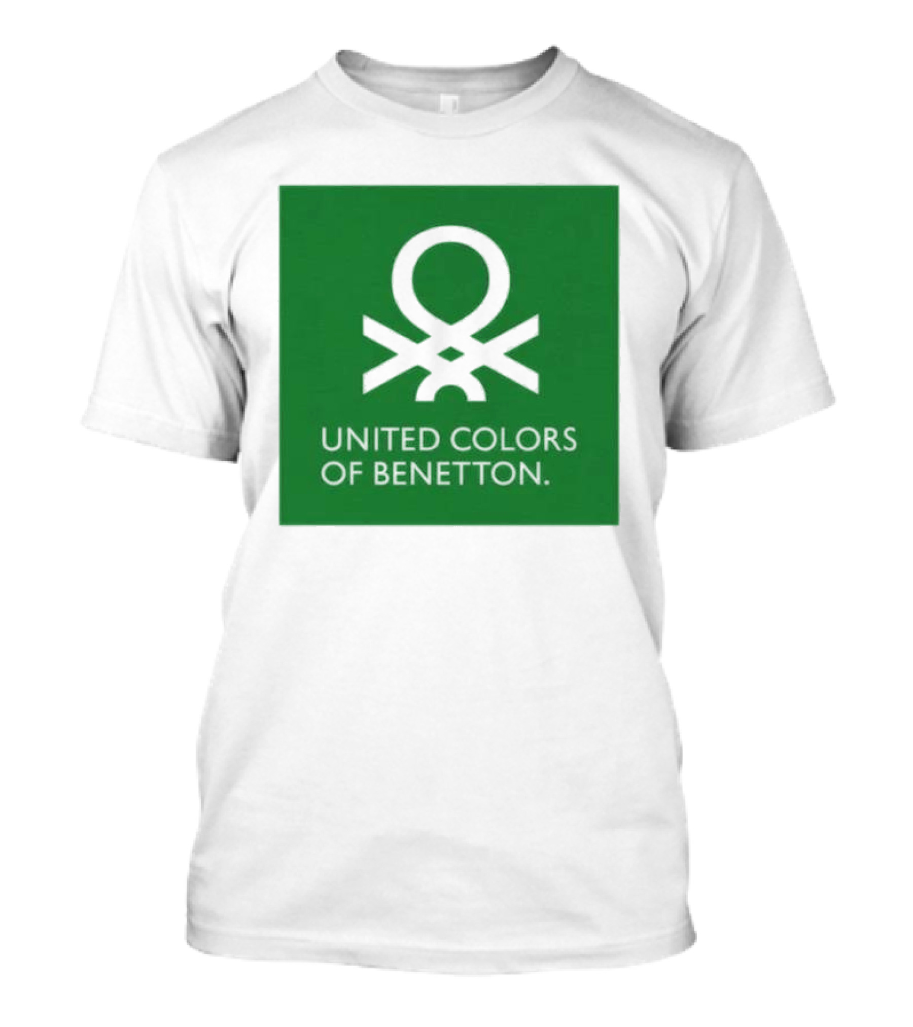 United Colors Of Benetton Green Emblem Fashion Brand T-Shirt