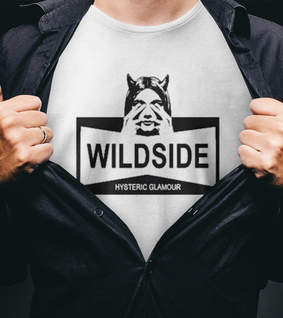 Wildside Hysteric Glamour Devil Horns Face T-Shirt