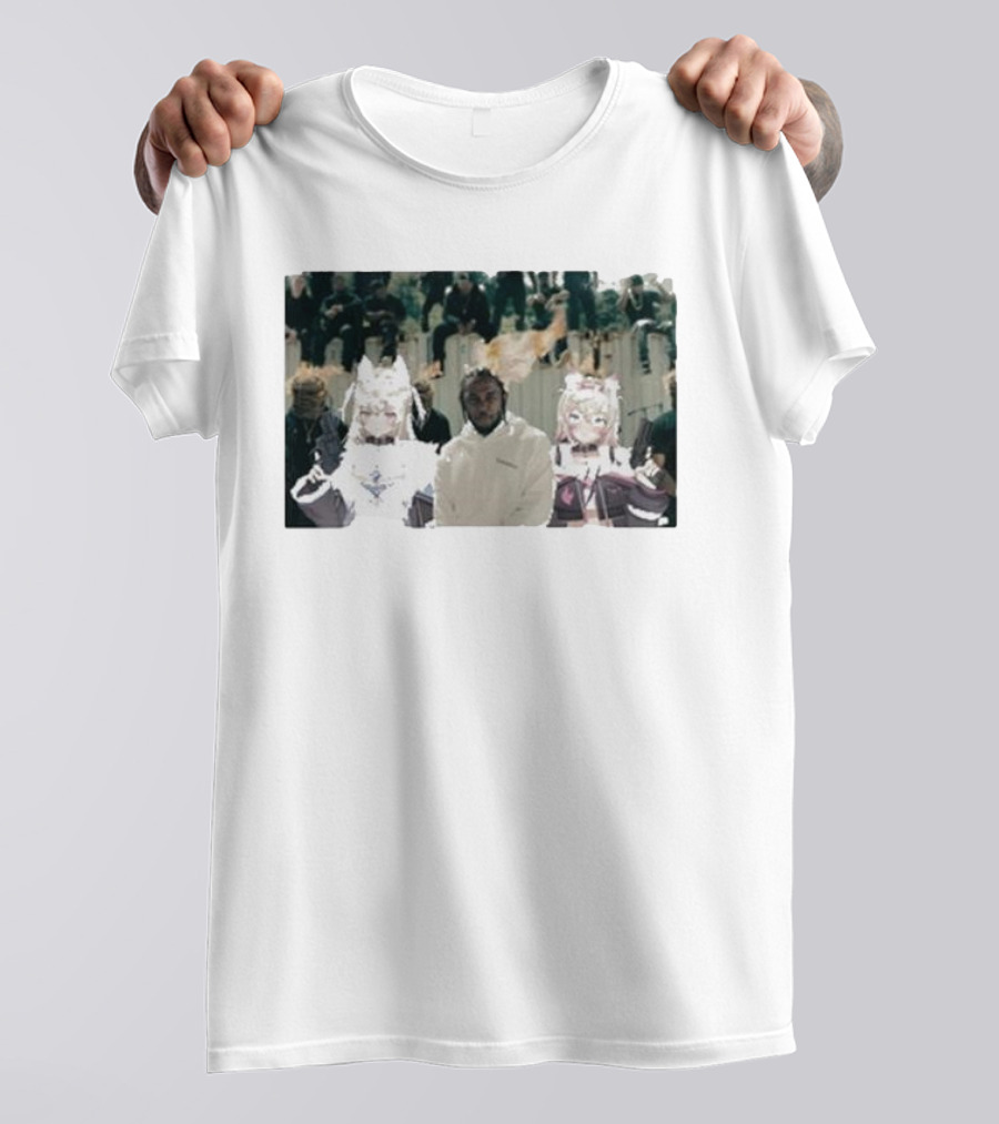 Yaruki FWMC Kendrick Good Dogs Maad City Anime Crossover T-Shirt