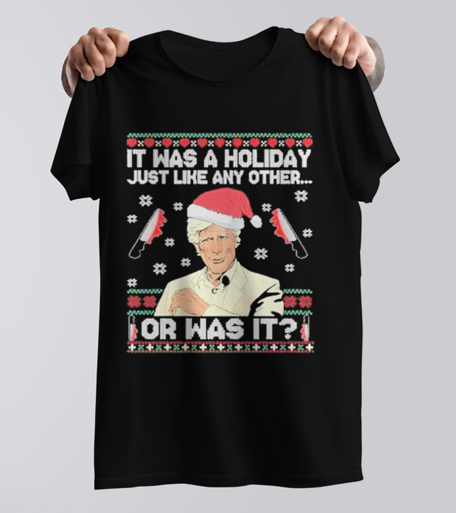 Keith Morrison Holiday Any Other Or Was It Santa Hat Knives T-Shirt