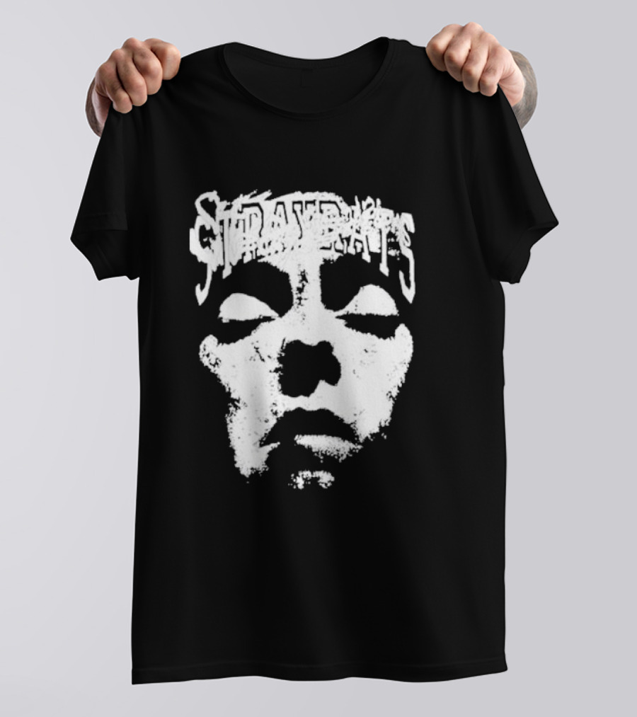 Stray Rats Face Monochrome T-Shirt