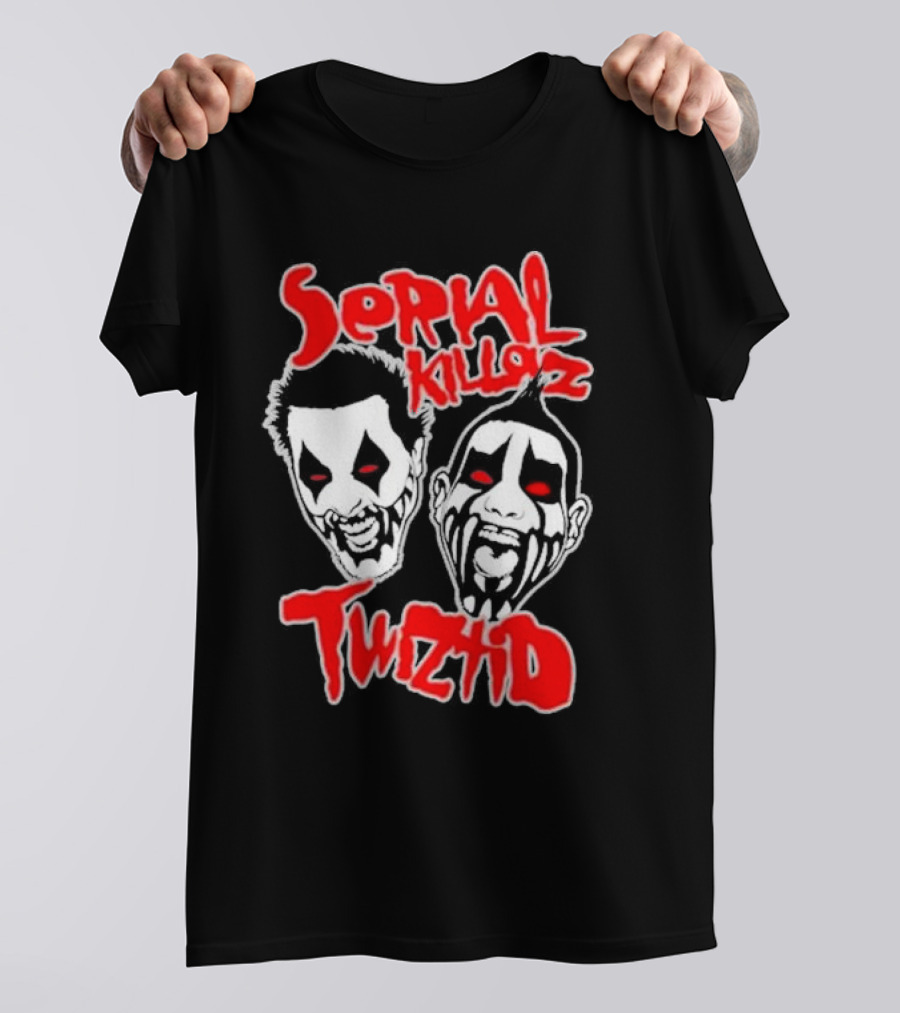 Serial Killaz Twiztid Glow In The Dark Faces T-Shirt