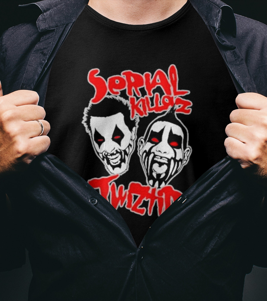 Serial Killaz Twiztid Glow In The Dark Faces T-Shirt