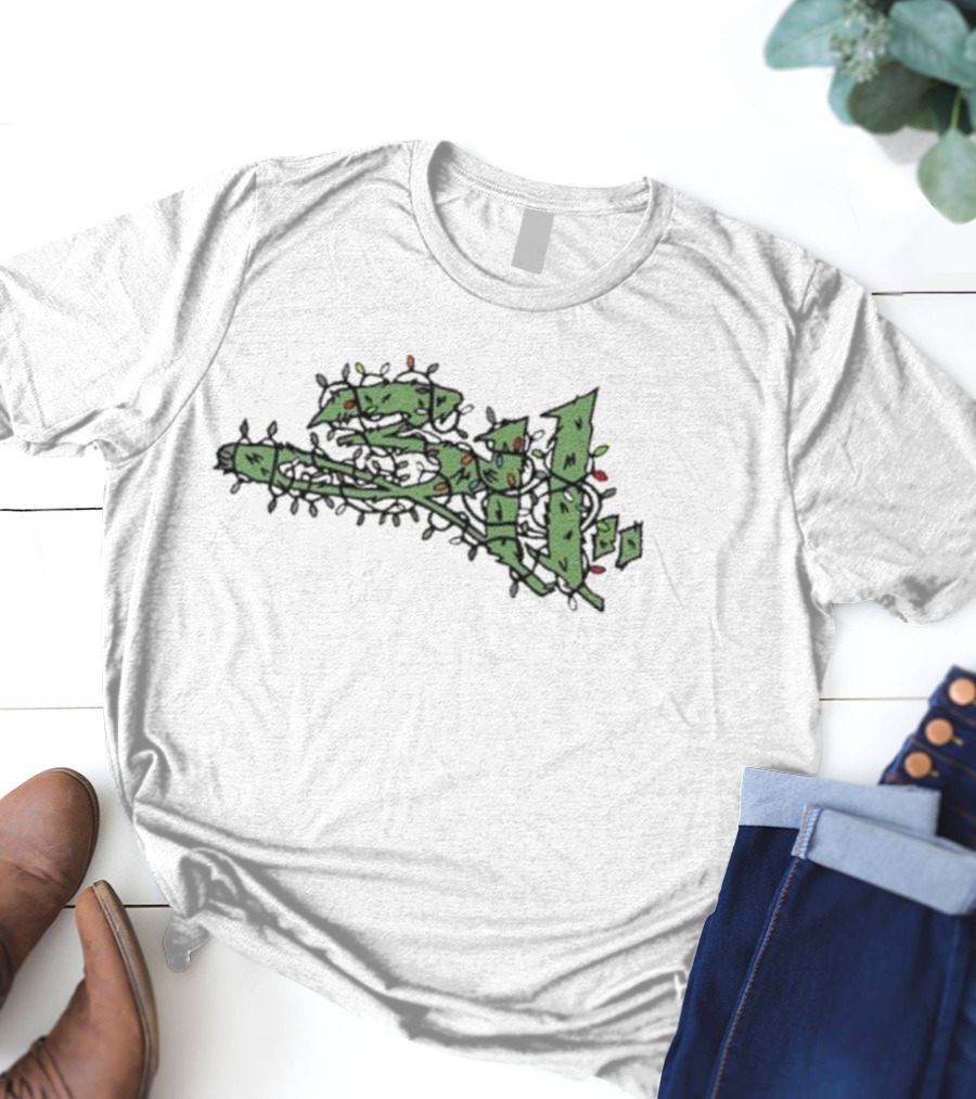 311 Wrapped Christmas Lights Tree T-Shirt