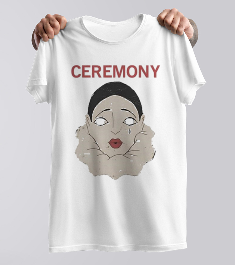 CEREMONY A Single Tear Face With Tearful Expression T-Shirt