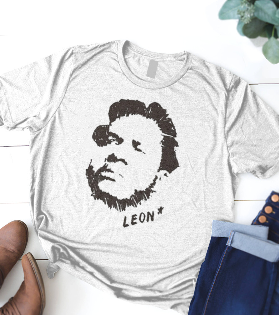 Leon Bridges Leon Sketch Face T-Shirt